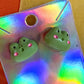 Little Froggy O Face Studs