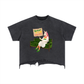 The Wear Your Weird Unicorn Vintage Wash Boxy Distressed Hem T-Shirt