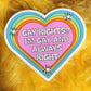 Funny gay rights sticker: Holographic