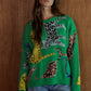 Green Is My Favorite Color & Cats Are My Personality Sweater