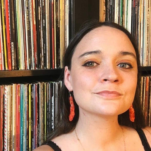 Glitter Hot Cheeto Earrings - Snack Jewelry