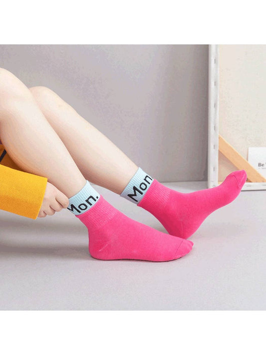 Monday Text Crew Socks (Case of the Mondays anyone?)