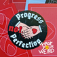 Progress Not Perfection UV Spot Gloss 3" x 3"
