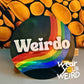 Weirdo Rainbow Holographic Sticker 3x3