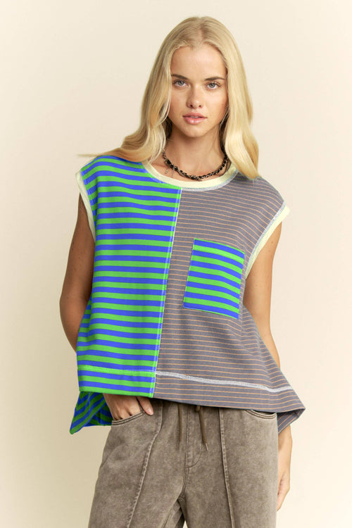 Neon Daydream: Color Collision Top