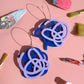 Artist Scribble Layered Hoops
