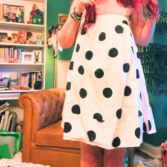 POLKA DOT MINI DRESS
