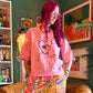 Runaway Heart Short Sleeve Sweatshirt