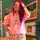 Runaway Heart Short Sleeve Sweatshirt