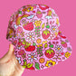 Strawberry Daydream Hat  🍓🌈🌼