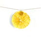 Glitter Lemon Necklace - Citrus Fruit Jewelry