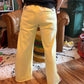 Heart Eye Wide Leg Fleece Sweatpants