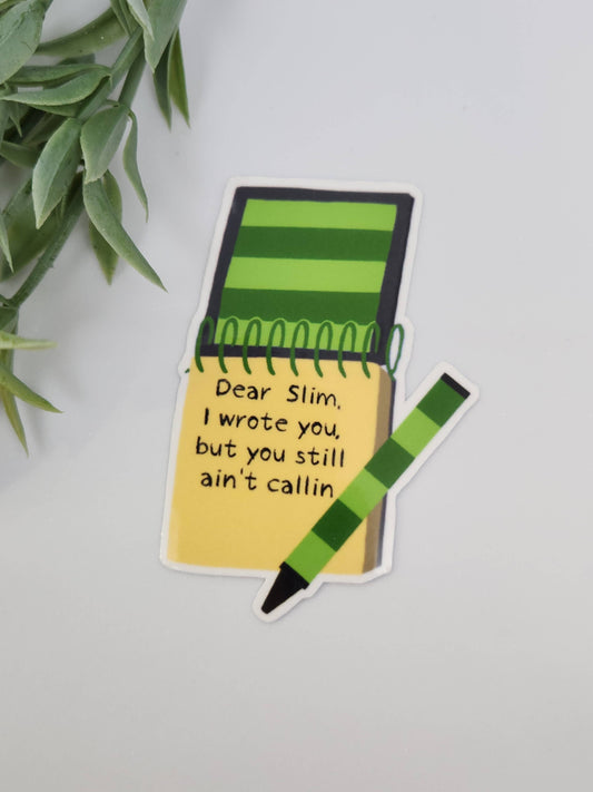 Dear Slim sticker for the 90's kids