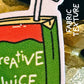Creative Juice Fabric Sticker (1.36" x 2")