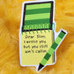Dear Slim sticker for the 90's kids