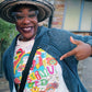 OVERSTIMULATED on textured Paint Splatter T-Shirt (BESTSELLER)