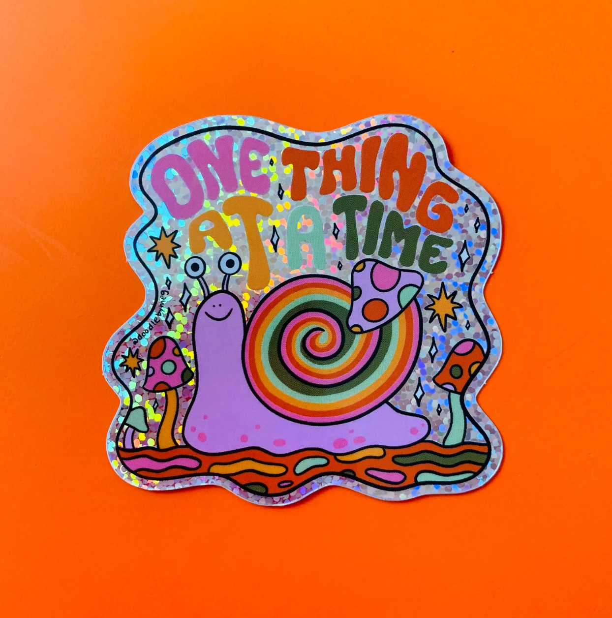 One Thing at a Time Sticker