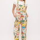 Retro CAT collage print Overalls