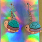 Slow & Steady Turtle Dangle Earrings
