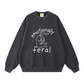 Emotionally Feral Oversized Cat Sweatshirt