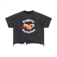Progress Not Perfection Vintage Wash Boxy Distressed Hem T-Shirt