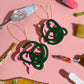 Artist Scribble Layered Hoops