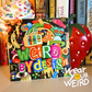 Weird by Design 3"x3" Collage Sticker