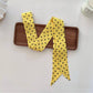 Polka Dot Skinny Scarf/ Tie