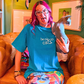 Be Nice to Cats Snow Washed Oversized T-Shirt