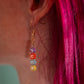 Colorful Language F*ck Dangle Earrings