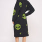 Alien Oversized Knit Sweater Dress (Plus Size)