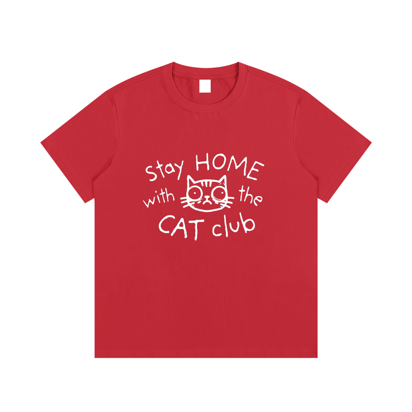 Stay Home with the Cat Tee