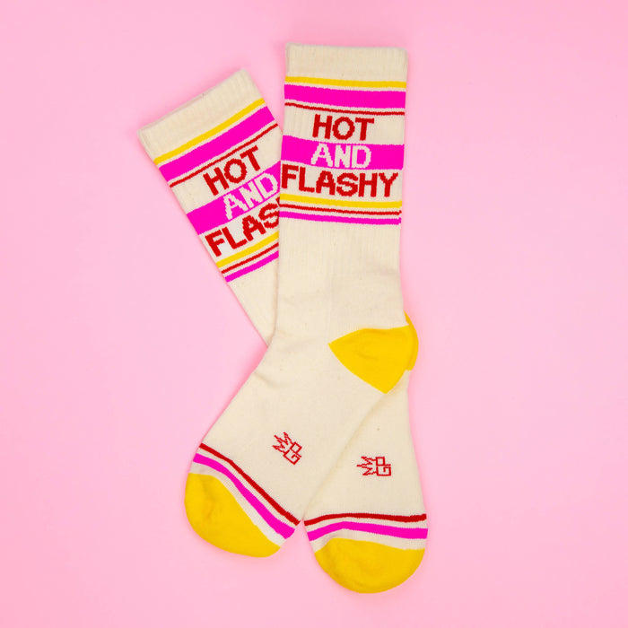 Hot and Flashy Crew Socks (Perimenopause Anyone?!!?)