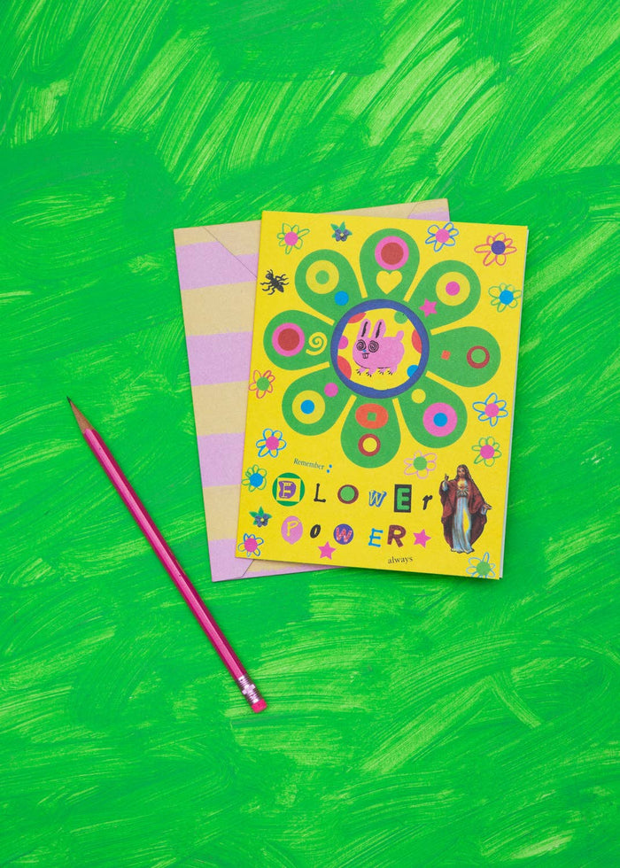 Flower power Always card