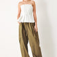 WOVEN BARREL PANTS