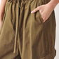 WOVEN BARREL PANTS