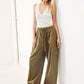 WOVEN BARREL PANTS