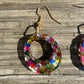 Confetti Chaos Hoop Earrings