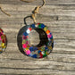 Confetti Chaos Hoop Earrings