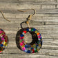 Confetti Chaos Hoop Earrings