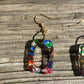 Confetti Chaos Square Earrings