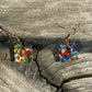 Confetti Chaos Wee-Little Square Earrings