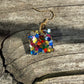 Confetti Chaos Wee-Little Square Earrings