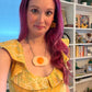 Glitter Jumbo Gummy Egg Necklace - Candy Jewelry