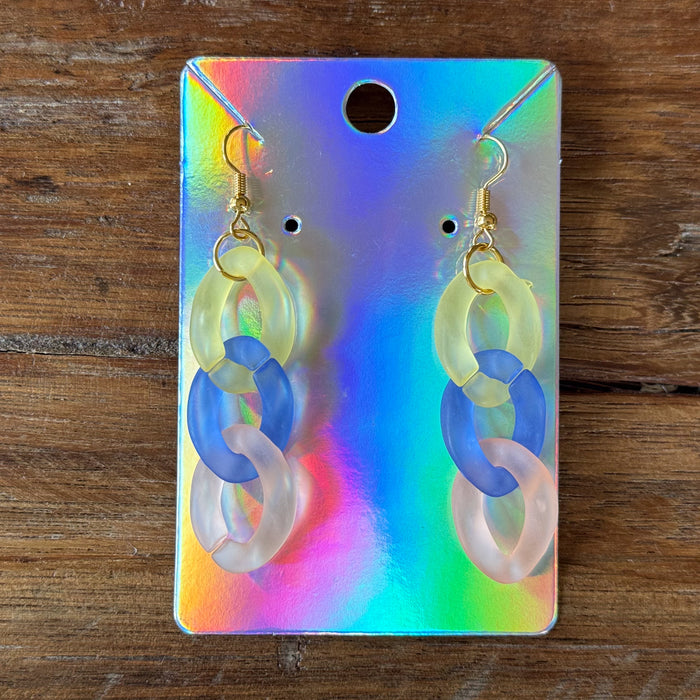Chain Reaction Hopscotch Earrings