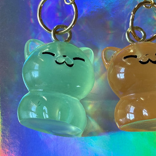 Multicolor Happy Cat Earrings