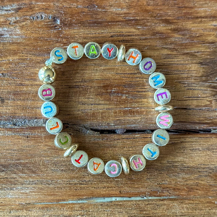 Stay Home with the Cat Club Bracelet