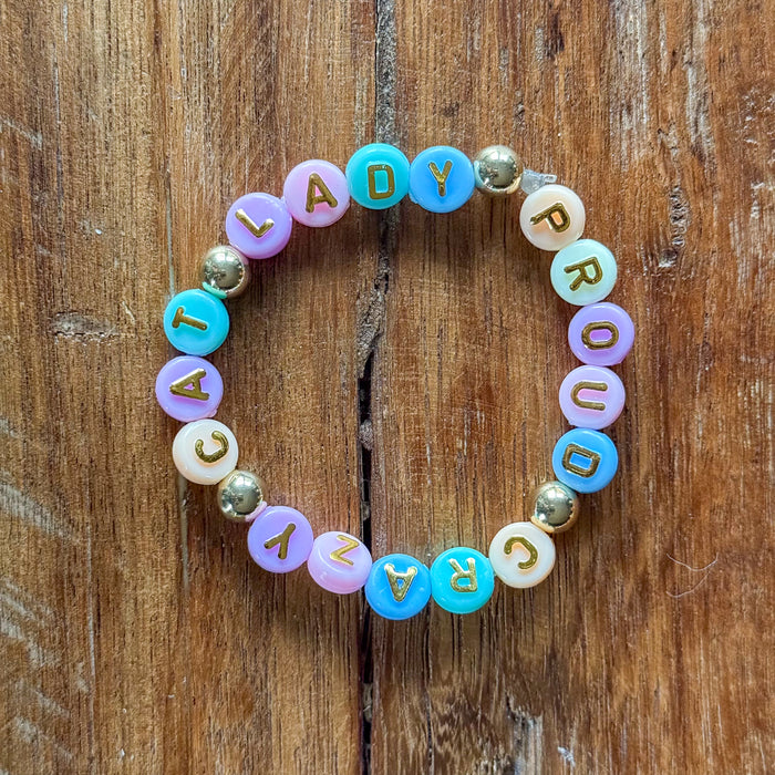 Proud Crazy Cat Lady Bracelet