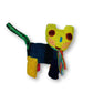 Felix the Cat: Repurposed Wool Boho Decor - Mexico
