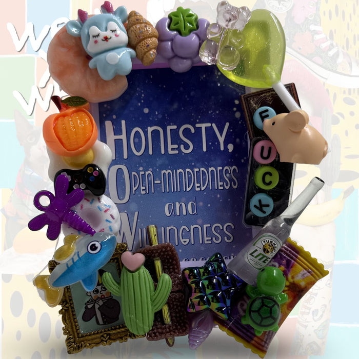 Wear Your Weird: One-of-a-Kind Dopamine Charm Frame